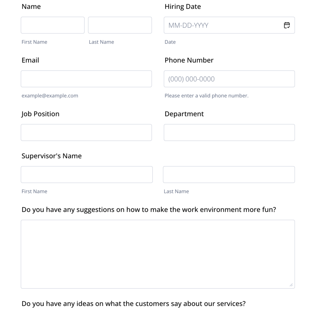 Employee Feedback